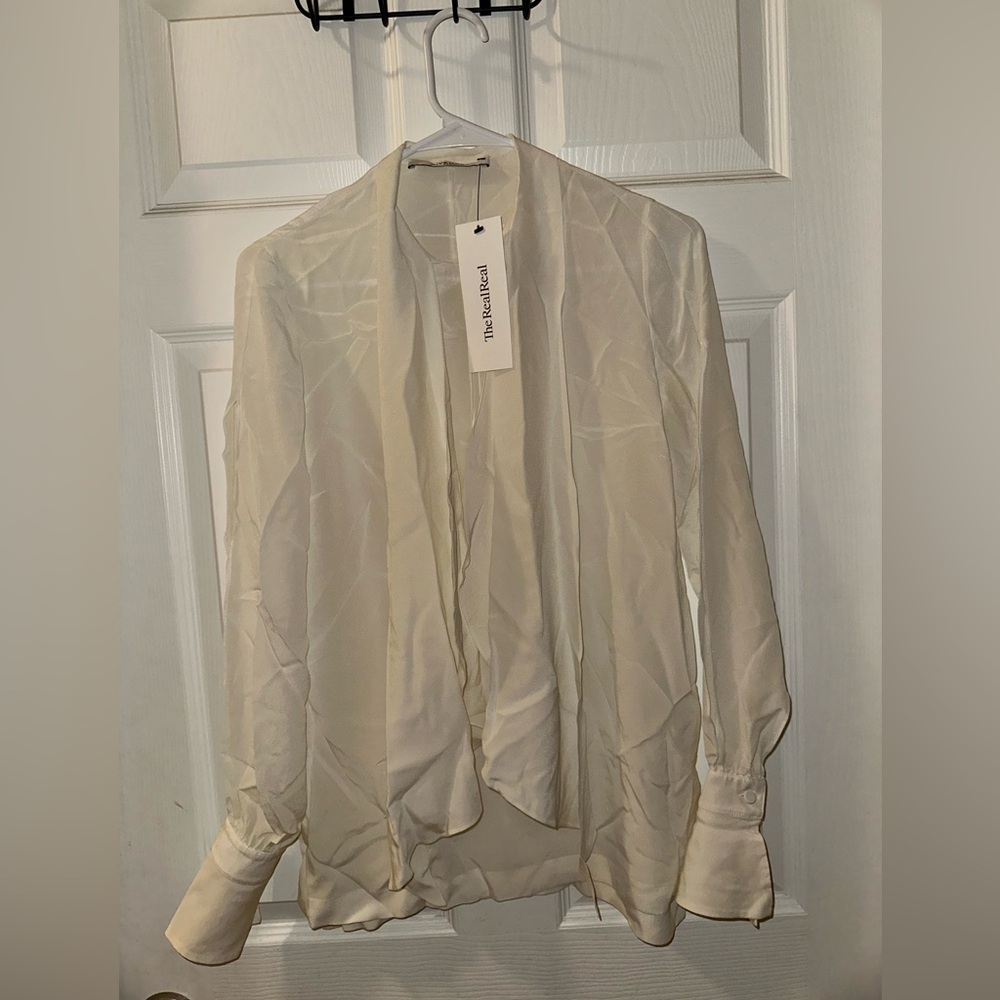 Givenchy Women’s Cream Blouse size 36